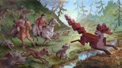 Ускоряясь от погони, лиса сбросила детализацию и понизила графику до 8 бит   )))