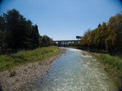 Речка осенью)